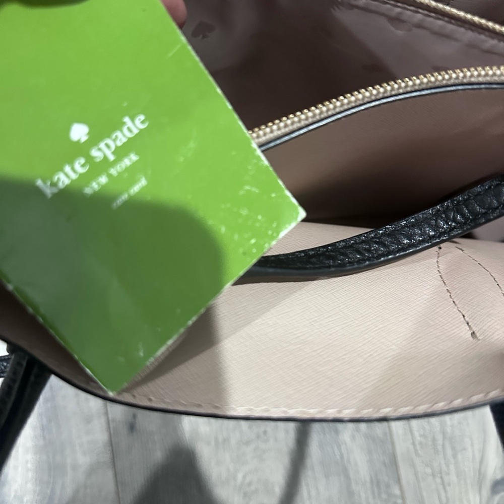 Kate Spade Black Leather Tote Bag - Picture 5 of 10